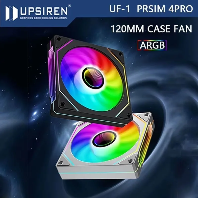 Fans Upsiren Uf-1 Prism 4 Pro Argb 4 pinos Pwm 12V 45,2Cfm600-1500Rpm