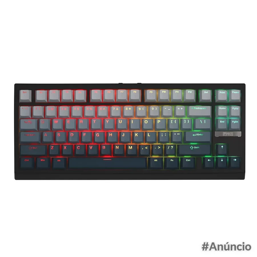 Teclado Magnetico sem fio Epomaker G84 He