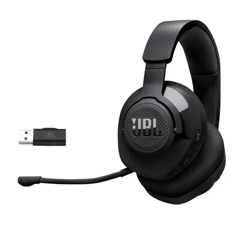 JBL, Fone de Ouvido Com Fio, Quantum 360 Wireless, Headset Gamer, Over Ear, Microfone Removível - Preto