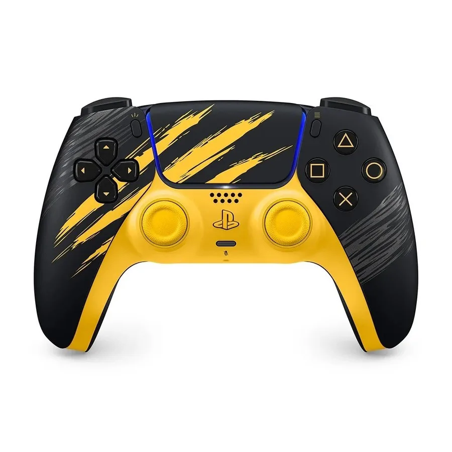 Controle Sem Fio Sony Dualsense Marvel S Wolverine Edicao Limitada Amarelo