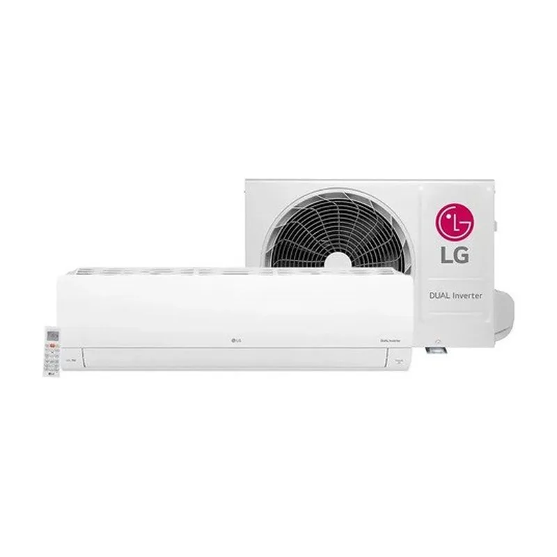 Split hi wall inverter LG dual compact R-32 12000 btuh frio