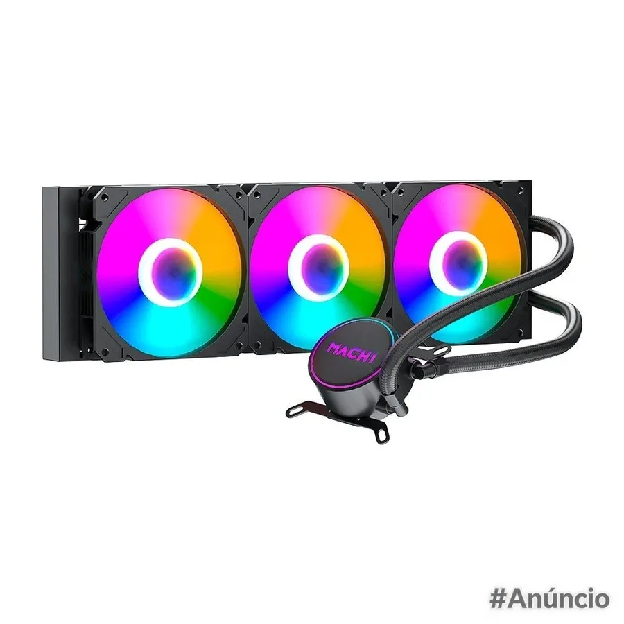 Water Cooler Mach1 Logic Rgb 360Mm Amd E Intel Preto Gk360