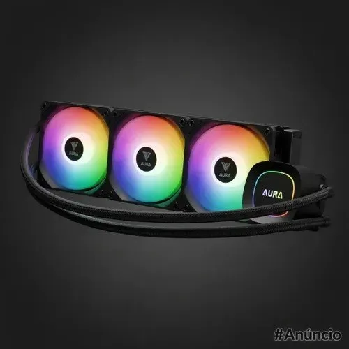 Water Cooler Gamdias Aura Gl360 Lite Preto Argb Am5 Lga 1851
