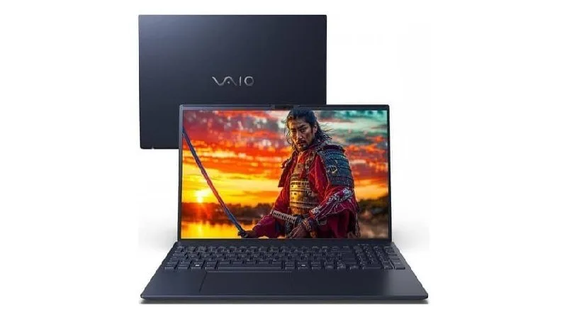 Notebook VAIO FE16 AMD Ryzen 5-5625U Linux 8GB RAM 256GB SSD 16 IPS WUXGA Antirreflexo - Cinza