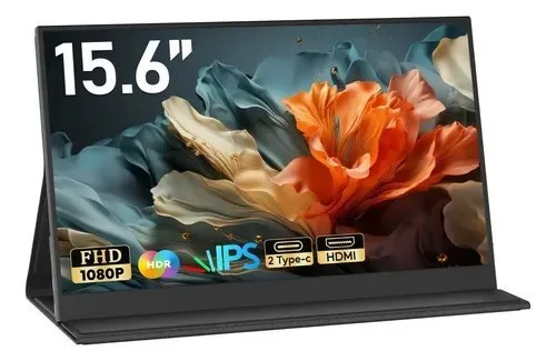 Monitor Portátil 15.6com Usb C Duplahdmi Fhd 1080p 60hz