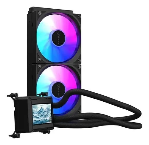 Water Cooler Kalkan Aura Lcd 240 250tdp Preto