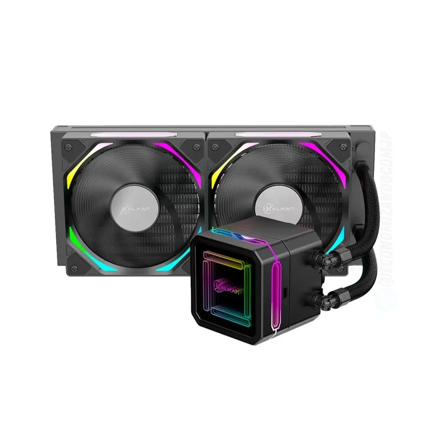 Water Cooler Gamer Kalkan Delta 240 Wireless Argb Preto