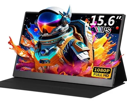 Monitor Gamer Portátil 15.6 1080p Fhd Ips Com Hdmi Usb Preto 127220v