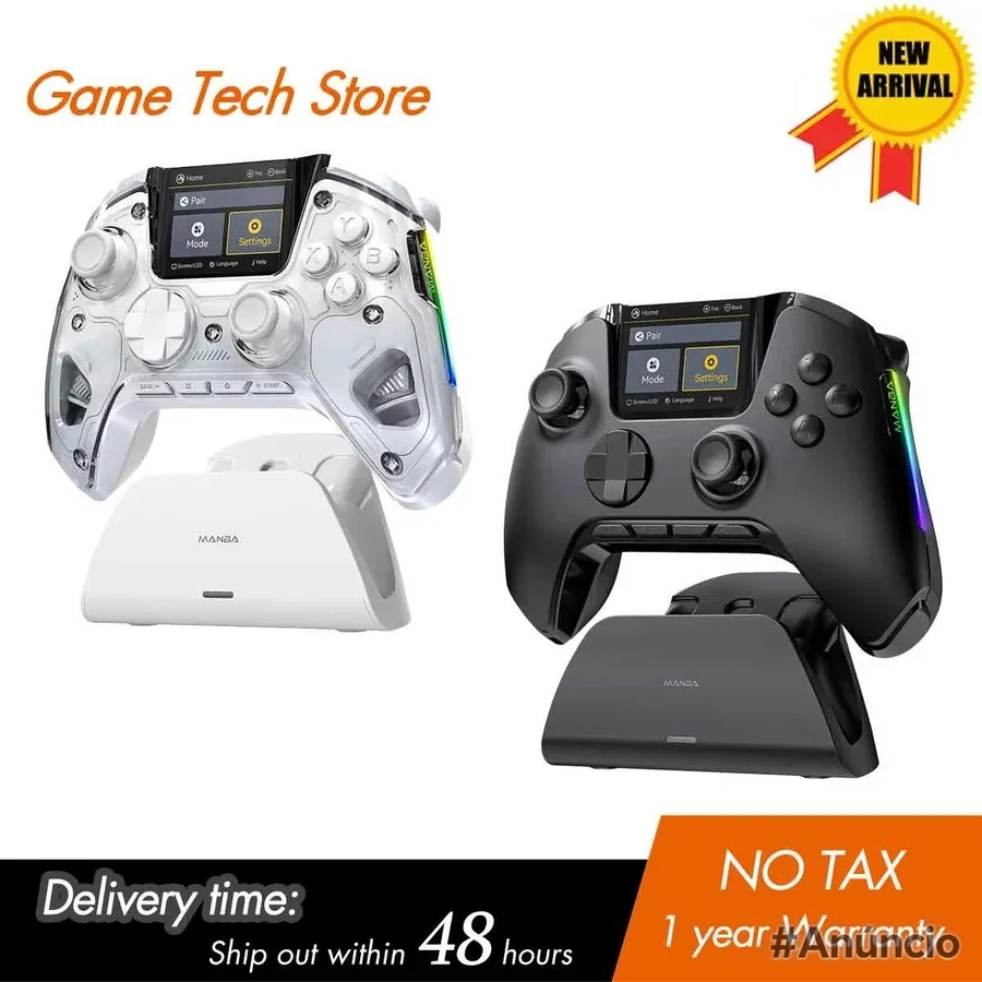 Mamba One V2, Controle de Jogo Sem Fio Interativo com Tela