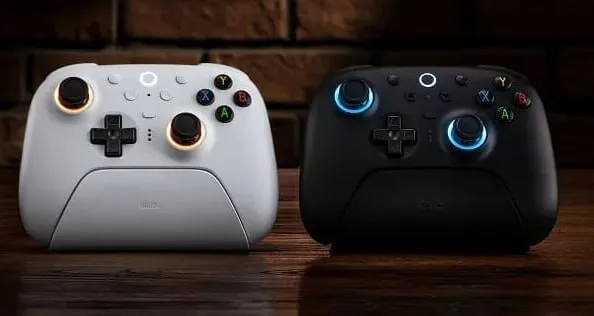 Controle 8BitDo Ultimate 2 Wireless com Dock, RGB, Joystick TMR, Motion Control, Trigger mode, sem fio, 1000mAh, trimode