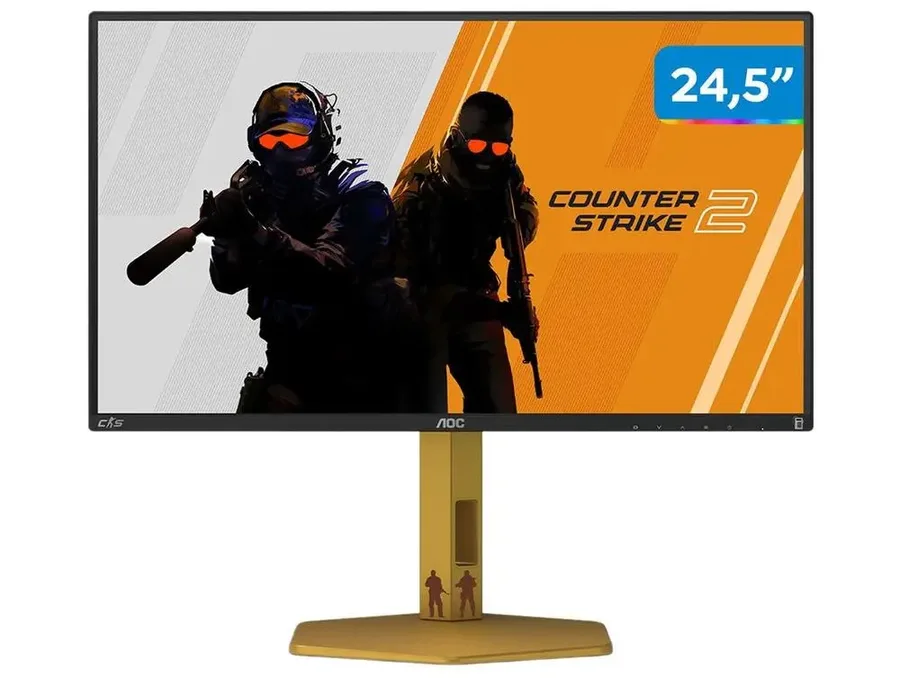 Monitor Gamer AOC Gaming CS25G 24,5 Full HD 310Hz 0,3ms HDMI CS25G78 - Bivolt CS2 CS 2