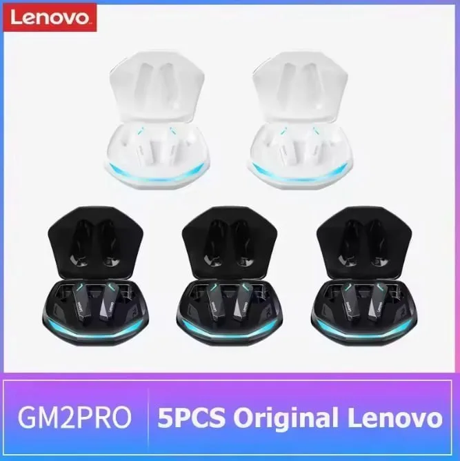 5x Fones Bluetooth Lenovo GM2 Pro
