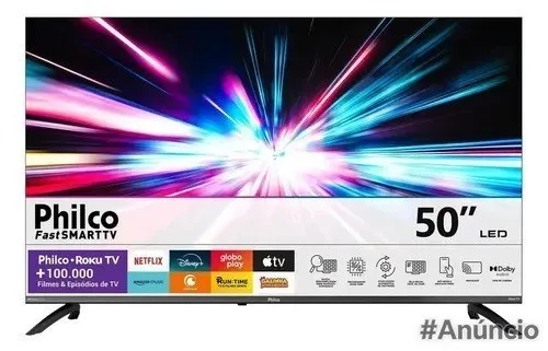Smart Tv Philco 50 P50vik 4k Uhd Led Roku Dolby Audio Wi-fi Hdr10 110220v