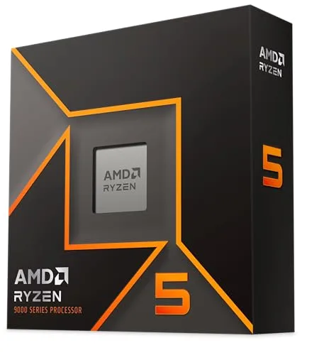 Processador AMD Ryzen 5 9600X Box AM5 6 Cores 12 Threads 5.4GHz 38 MB CacheRadeon GraphicsSem Cooler