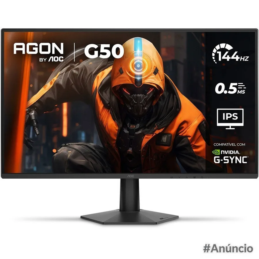 Monitor Gamer AOC AGON G50 27 144Hz 0,5ms IPS HDR10 G-SYNC 27G50F