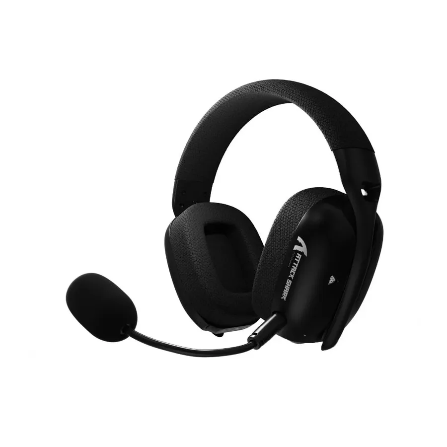 Headset Gamer Sem Fio Attack Shark L80 Pro Bluetooth Som Surround 7 1 Preto L80Pro