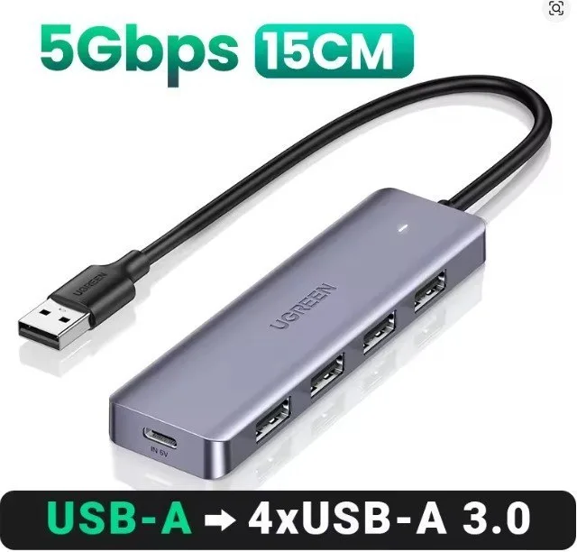 Hub Ugreen 5Gbps 15cm