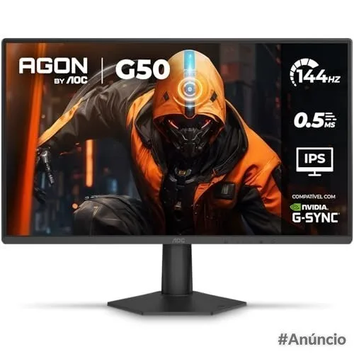 Monitor Gamer AOC AGON G50 27 144Hz 0,5ms IPS HDR10 G-SYNC 27G50F
