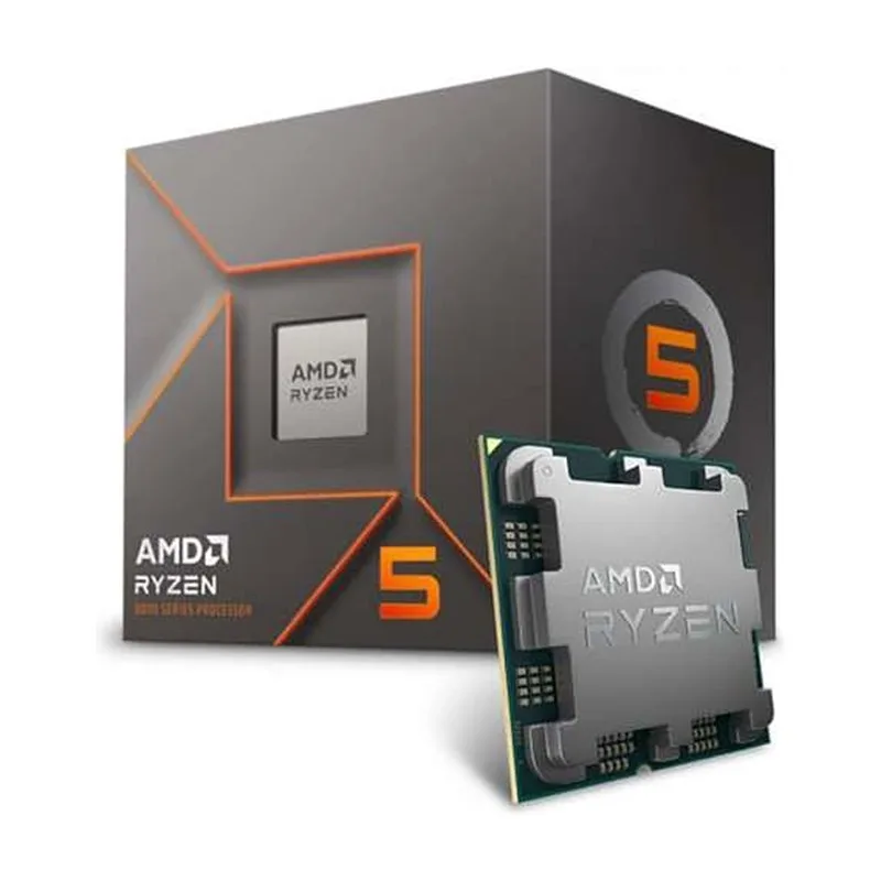 Processador AMD Ryzen 5 8400F AM5 6 Cores 12 Threads 4.7 GHz 22 MB CacheSem VídeoCom Cooler