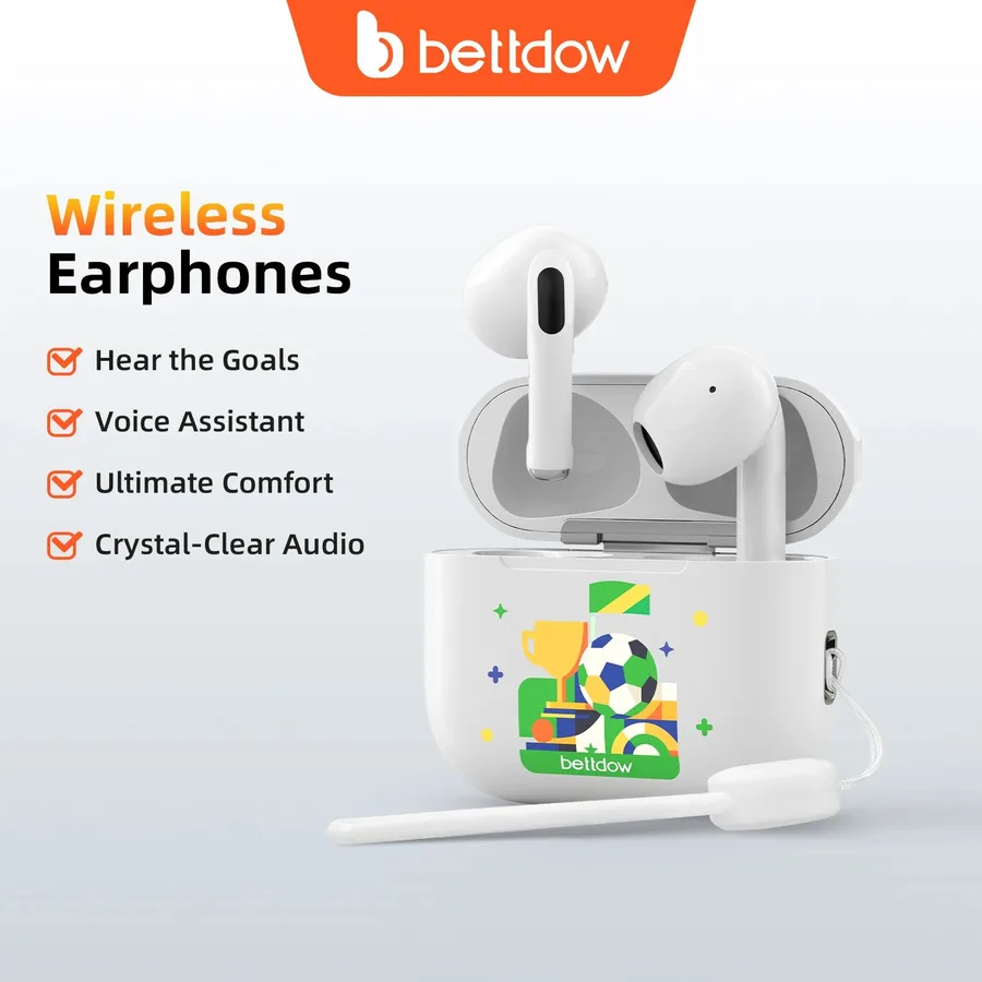 Bettdow Fone De Ouvido Sem Fio Bluetooth 5.3 De Terceira Geração Fone Sem Fio Bluetooth Resistente a água HiFi